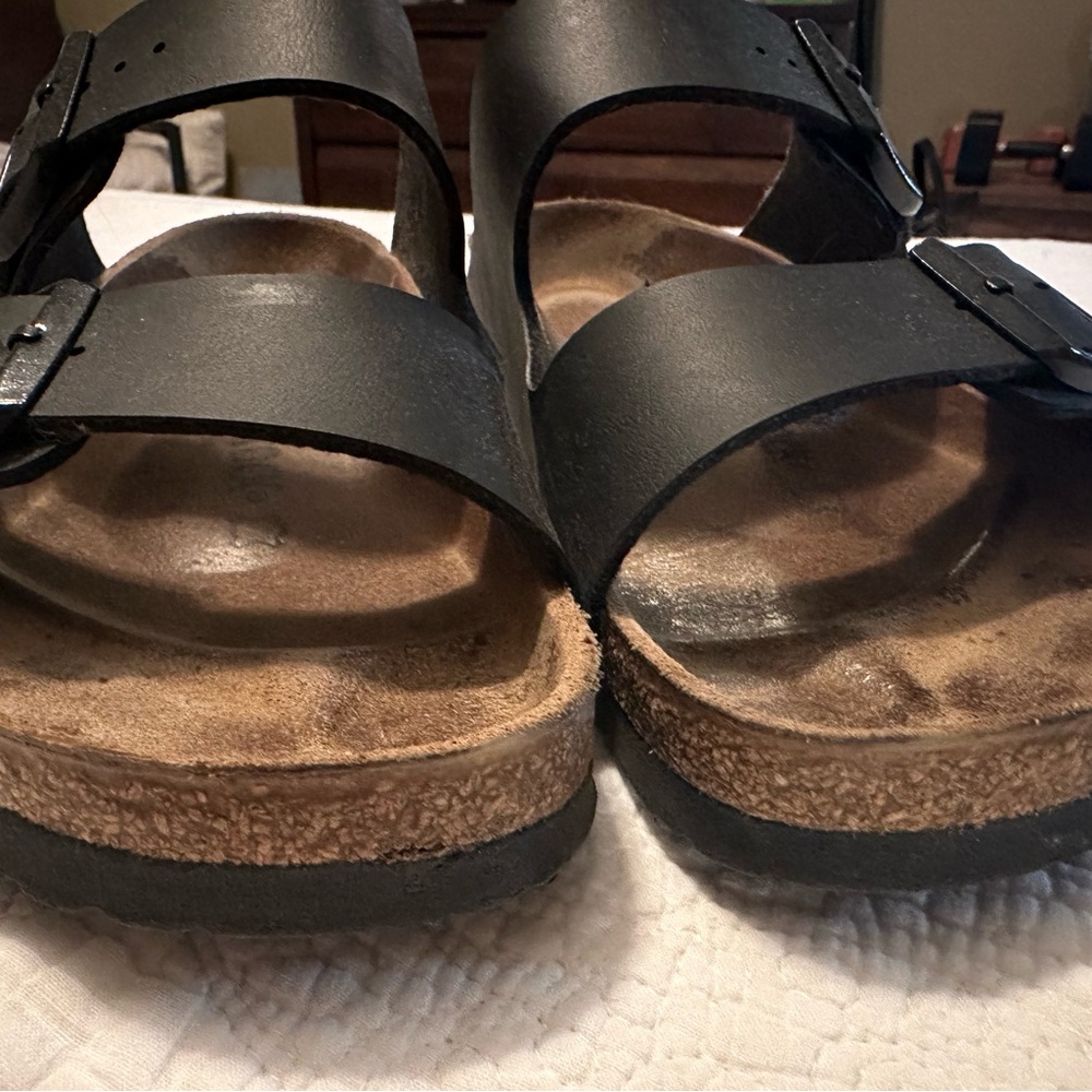 Birkenstock Black Double-Buckle Women’s Sandals - Picture 4 of 7